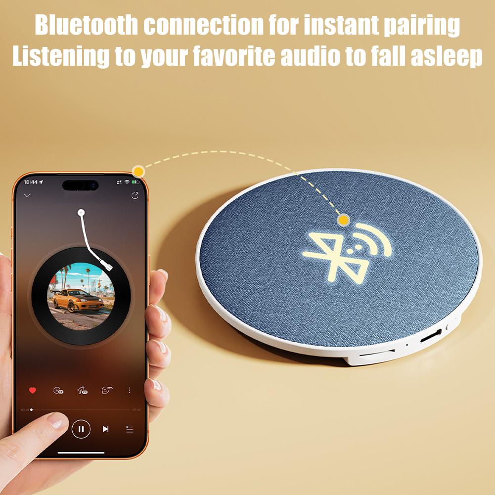 Audio Music Enhancer - 1個入り 睡眠用ホワイトノイズBluetoothスピーカーピロー 家庭用、音楽小説用内蔵オーディオ、ポータブル睡眠促進デバイス