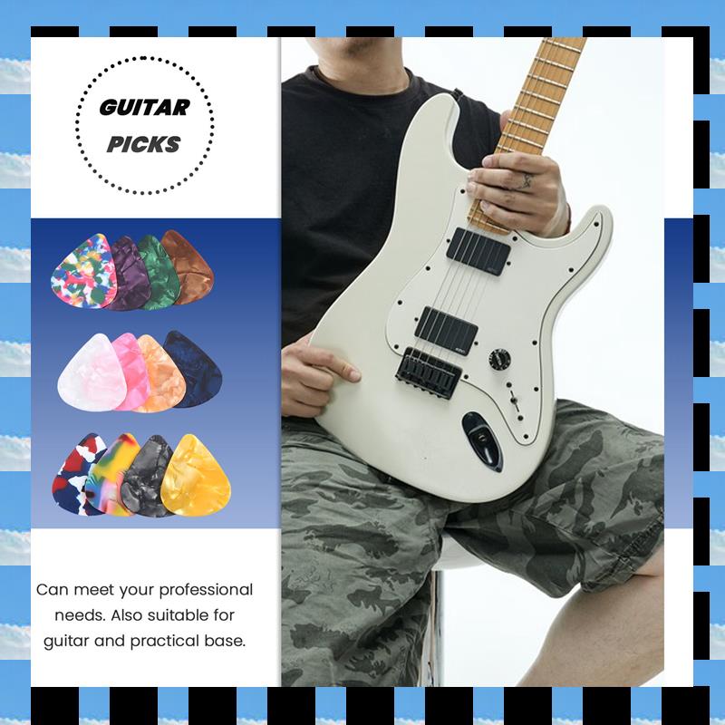 Electric Guitar Pick Pack - ABME 60 パック抽象アートのカラフルなギターピック、ベース、エレクトリック、アコースティックギター用のユニークなギターギフトには 0.46 ミリメートル、0.71 メートルが含まれます