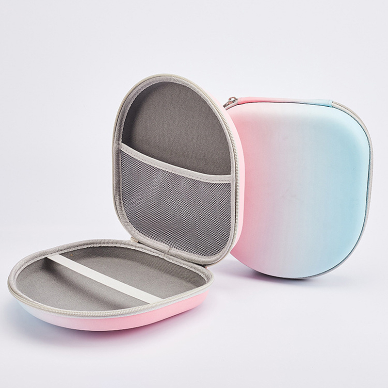 Beats Headphone Solo 4 - ヘッドフォン収納袋グラデーションカラーヘッドセットケースEVA PU耐衝撃防水保護カバーキャリングボックス