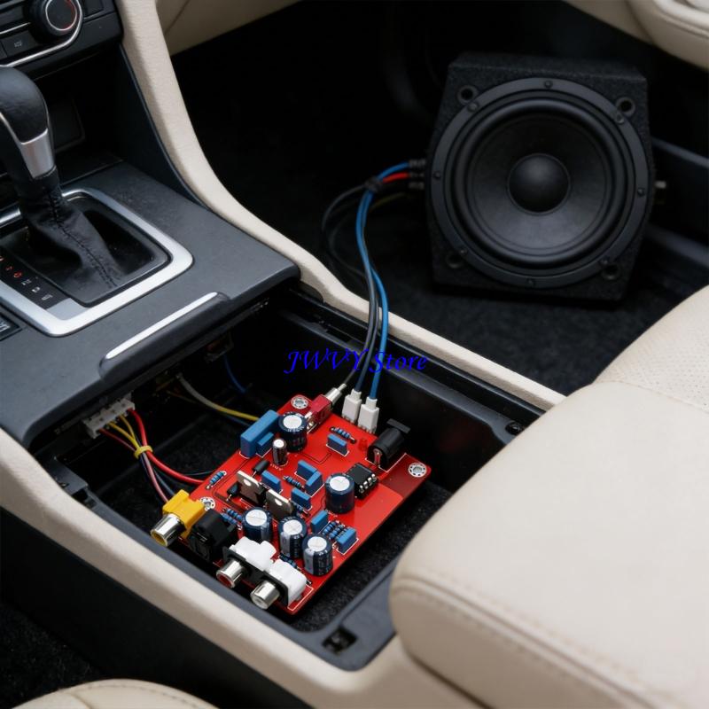 Audio Music Enhancer - 573A TDA1543 CS8412 DAC サウンドデコーダボード光同軸入力 HiFi