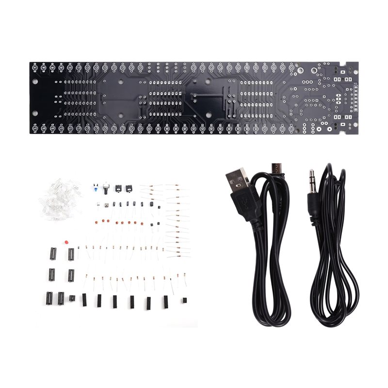 Audio Music Light - 【デジタルガジェット】TYPE-C USB LEDオーディオレベルインジケーターライト 30セクション DIY音楽スペクトラムディスプレイ リズムライト