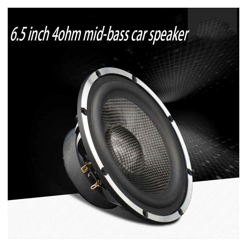 Amazon Music Audio Quality - 6.5インチカースピーカー,40〜60w,4オーム,カーボンファイバー,ハイファイオーディオ,改造,高出力,ホーン付き