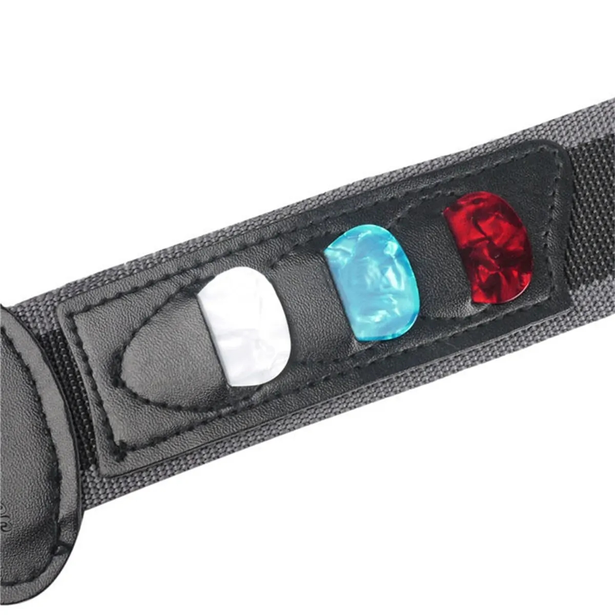 Miwayer PU レザーギターストラップ、調節可能なショ - Electric Guitar Pick Pack のレビューと価格
