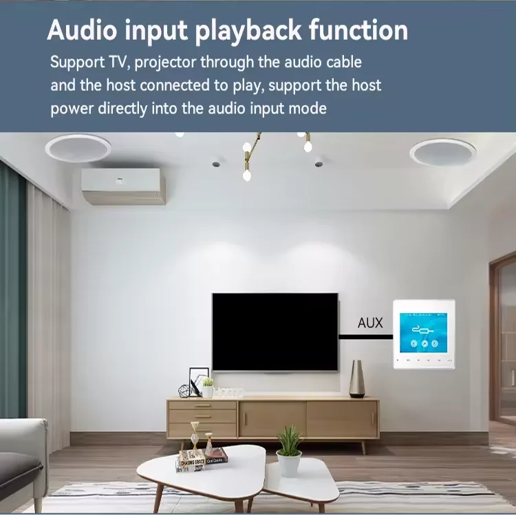 ホーム Bluetooth 壁アンプバックグラウンドミュージ - Audio Music In Background のレビューと価格