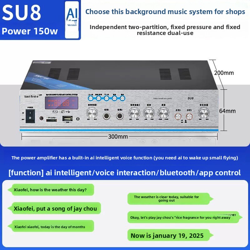 AIインテリジェントBluetooth定電圧パワーアンプスト - Audio Music Store のレビューと価格