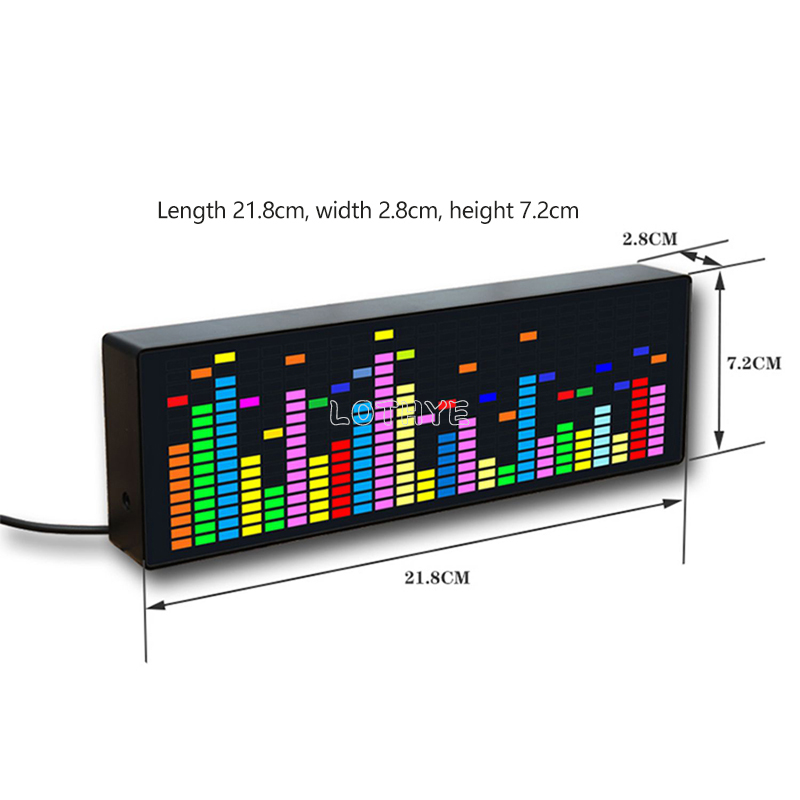 音声起動 LED 音楽スペクトルリズムライトカラフルな 16 - Audio Music Light のレビューと価格