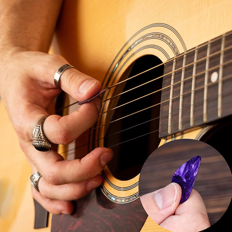 30個入りギターピックセット – セルロイド＆ティアドロップ - Electric Guitar Pick Pack のレビューと価格