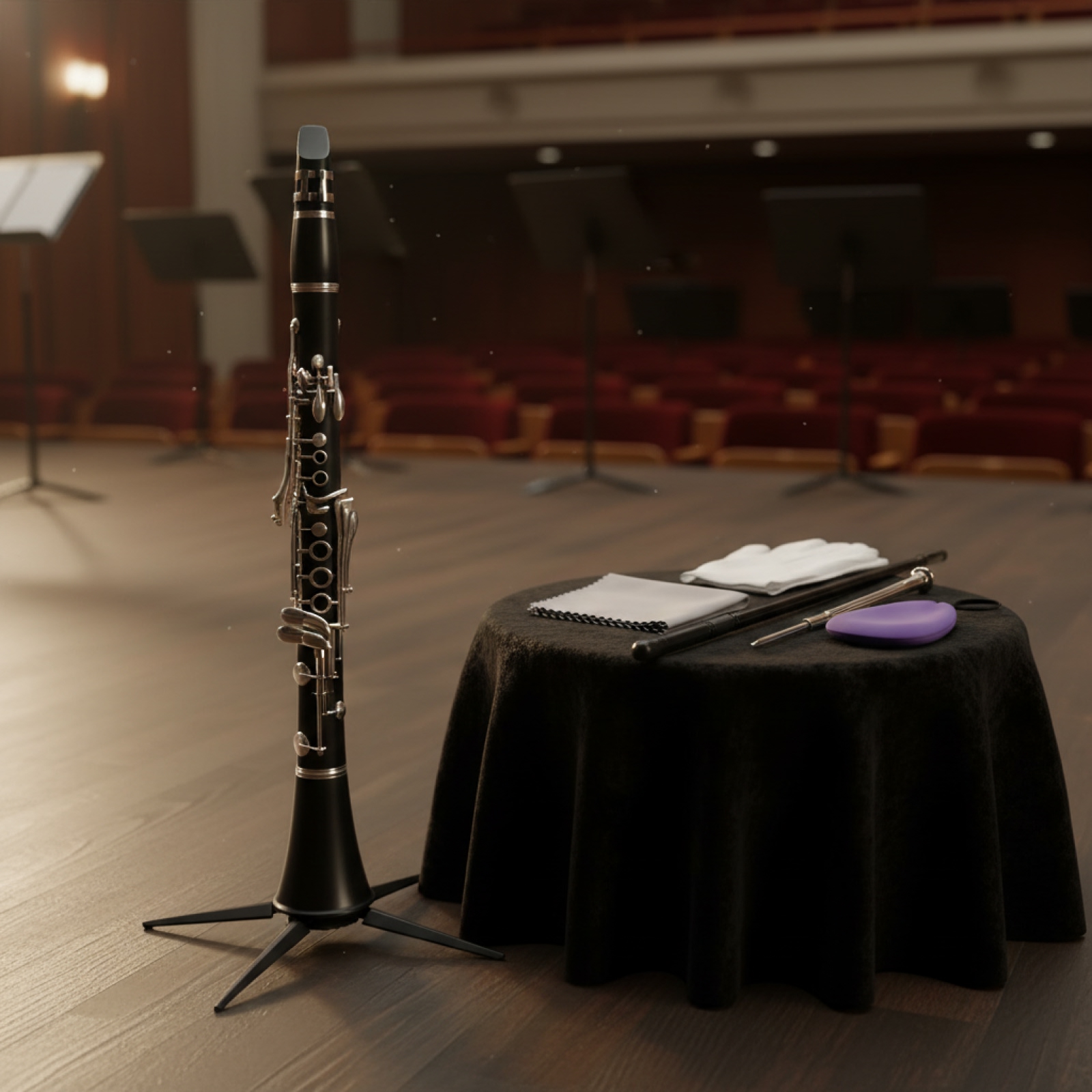 クラリネットクリーニングキットポータブルメンテナンスケアセッ - Clarinet Care Kit のレビューと価格