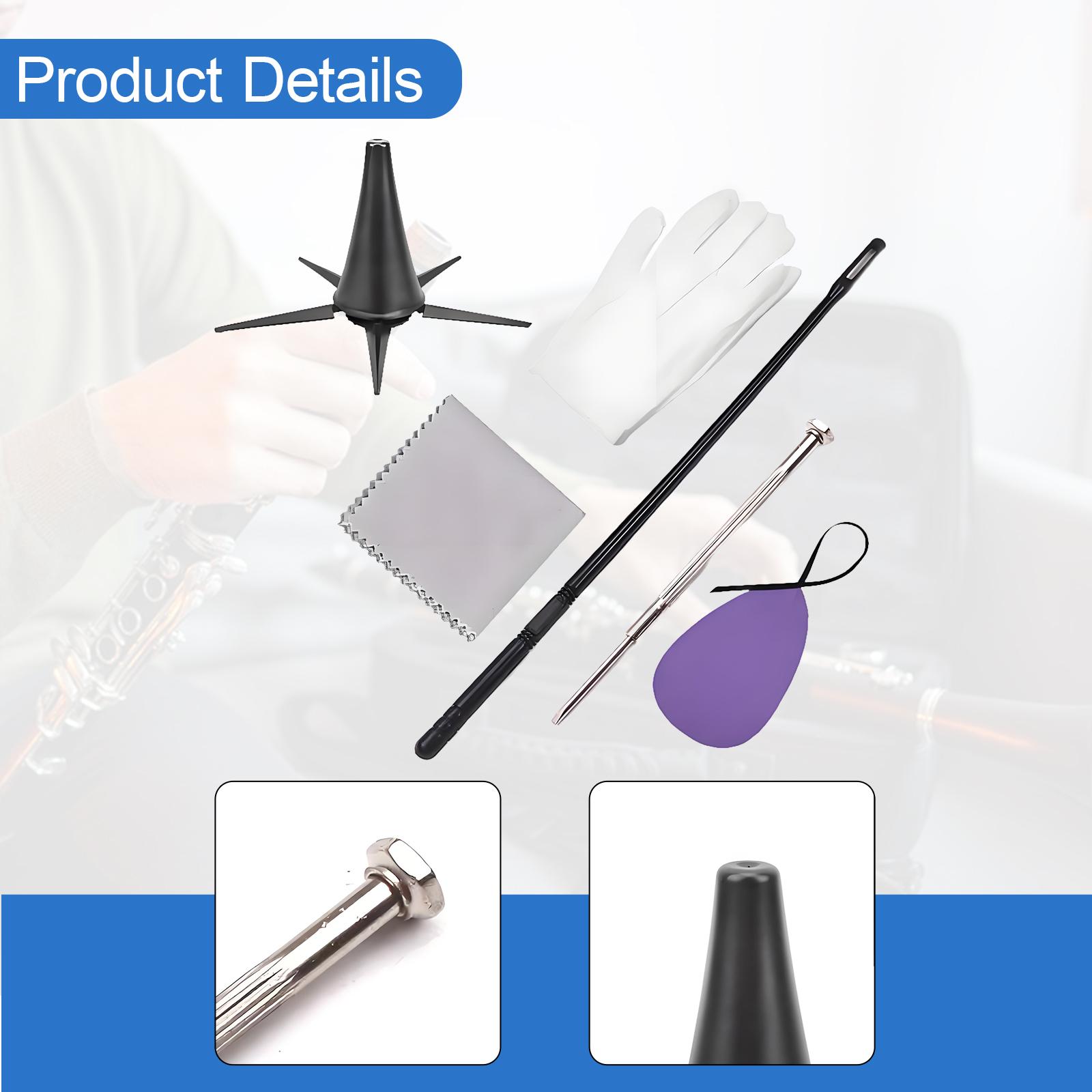 クラリネットクリーニングキットポータブルメンテナンスケアセッ - Clarinet Care Kit のレビューと価格