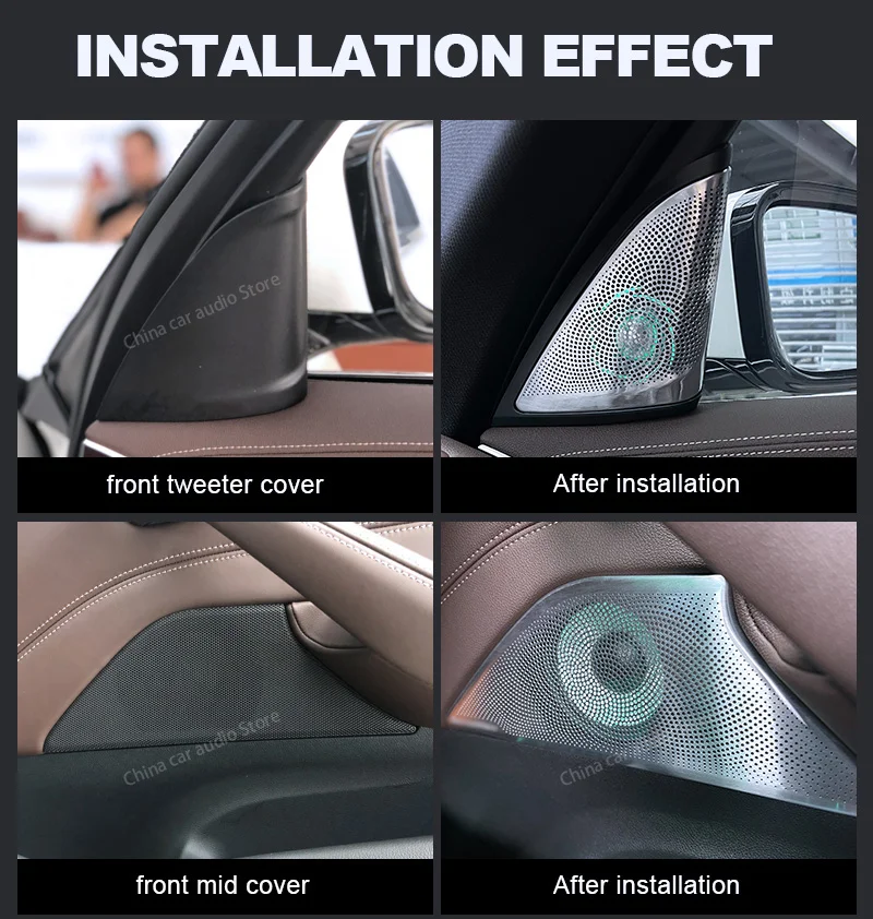 LEDカースピーカーツイーターカバー BMW G30用 ミッ - Audio Music Light のレビューと価格