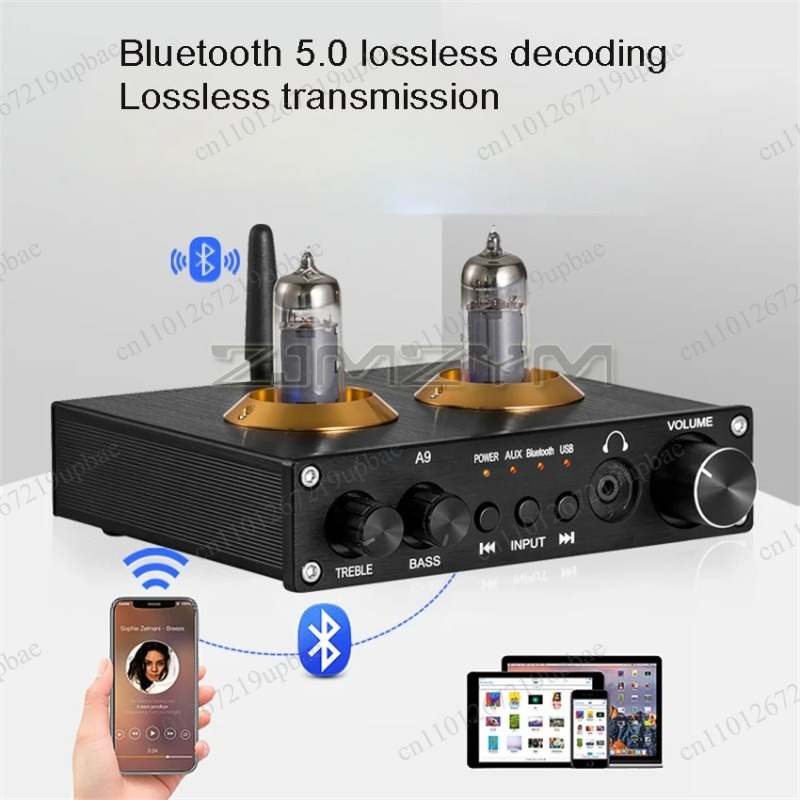 A9真空管プリアンプ、Hi-Fi Bluetooth 5.0 - Audio Youtube Music Free のレビューと価格