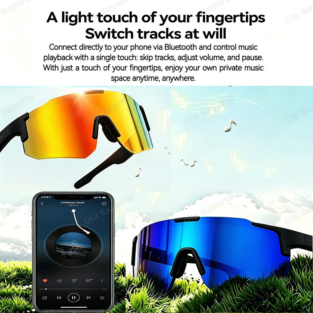 サイクリングスマートグラスカメラ Bluetooth 通話手 - Audio Music Videos のレビューと価格