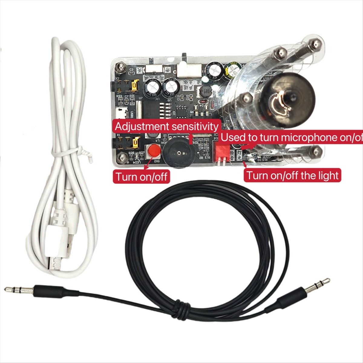 DTC5 新しい USB 5V ミュージックスペクトラムライ - Audio Youtube Music Free のレビューと価格