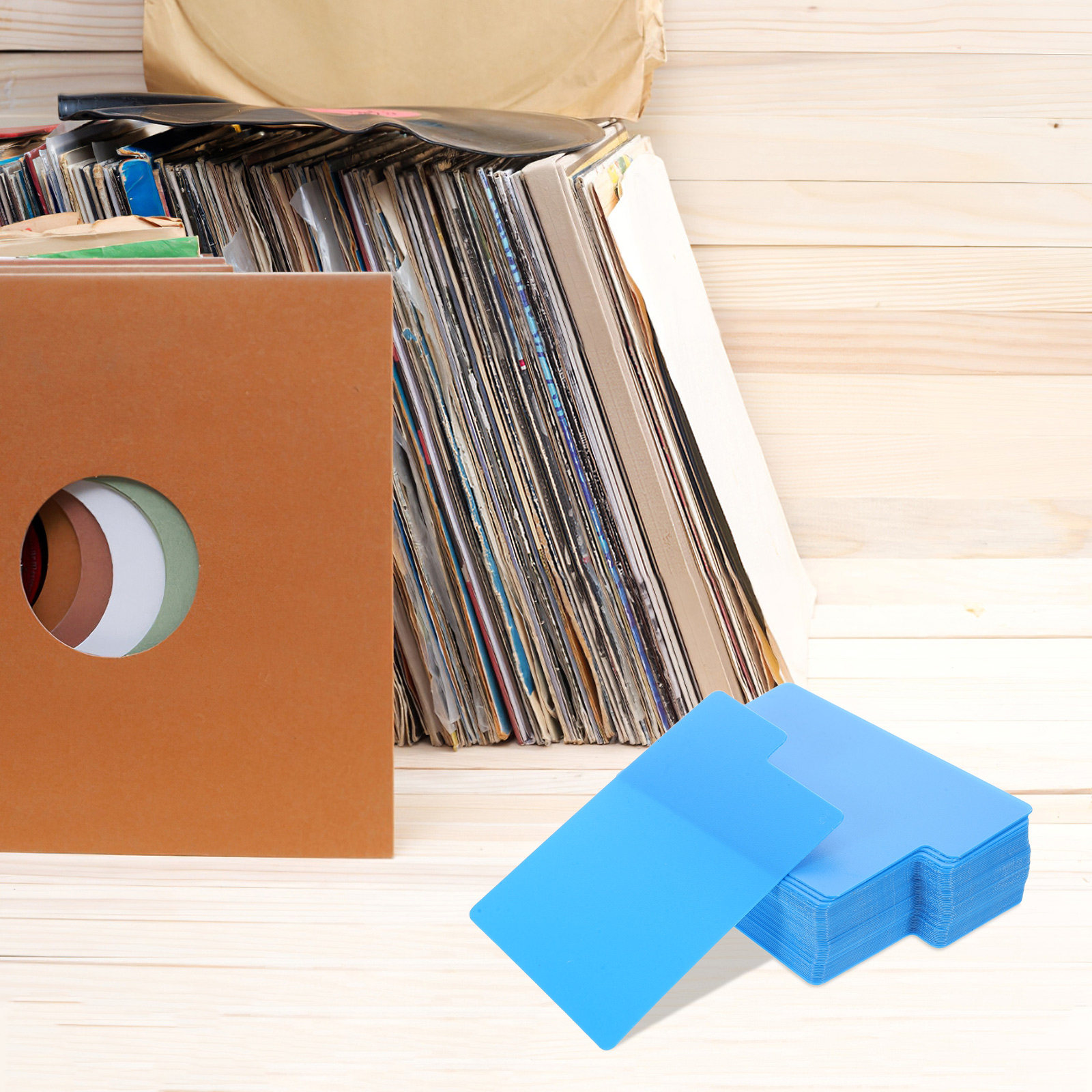 50 個のビニールレコードディバイダー DIY ブランク書き - Audio Music Store のレビューと価格