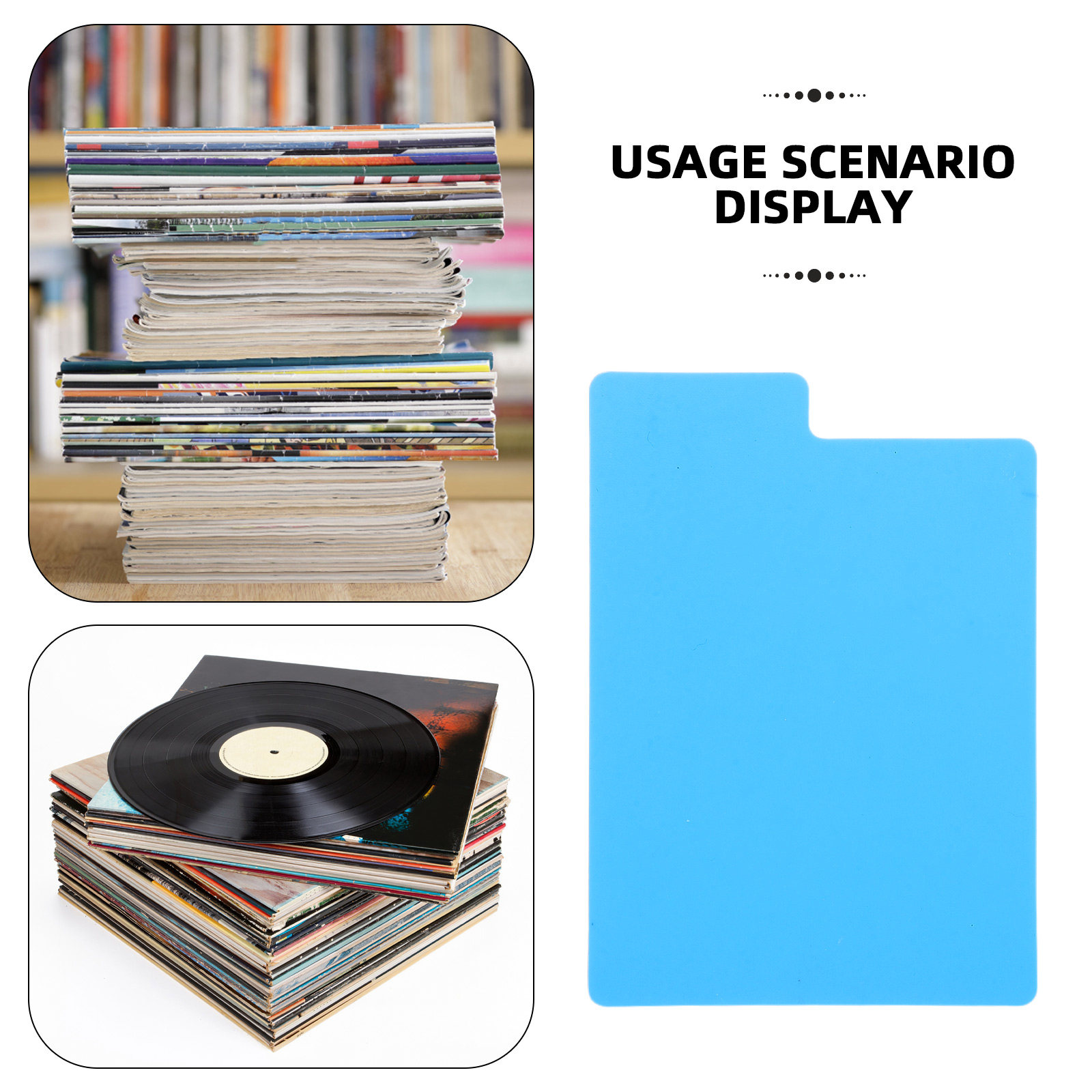 50 個のビニールレコードディバイダー DIY ブランク書き - Audio Music Store のレビューと価格
