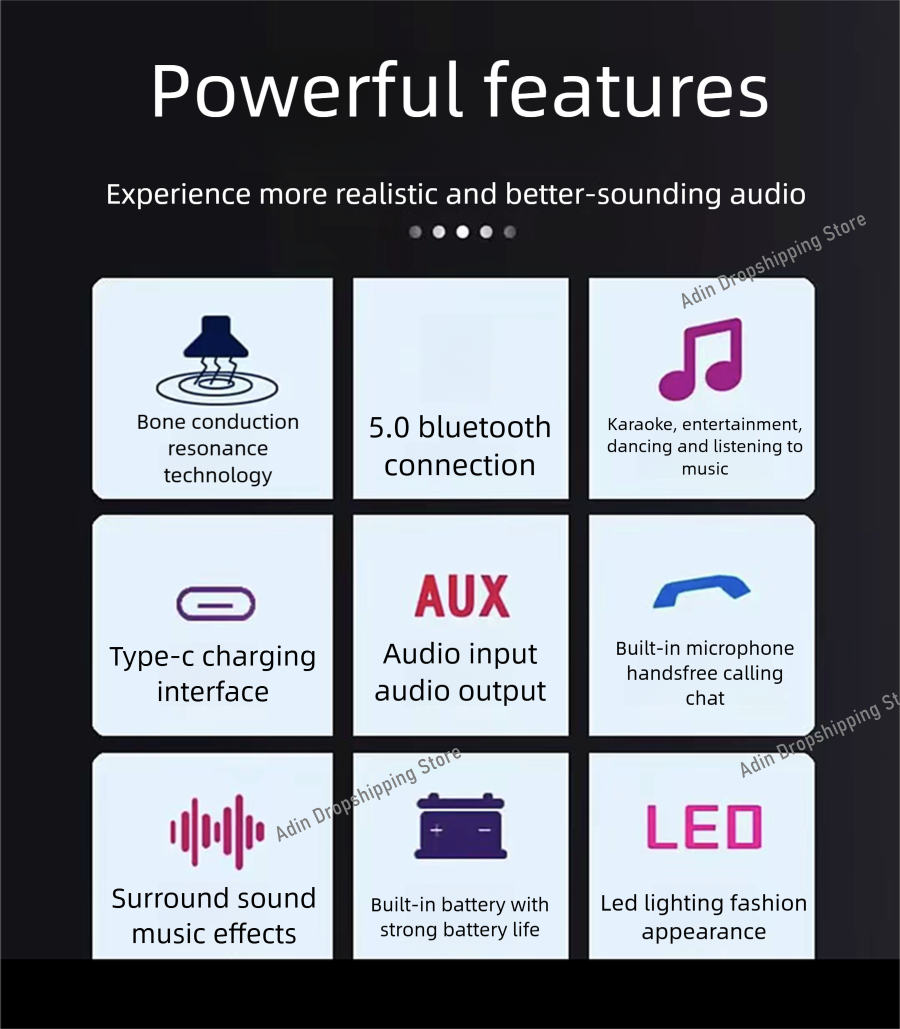 振動付きワイヤレスミニスピーカー,26W,Bluetooth - Audio Music Center のレビューと価格