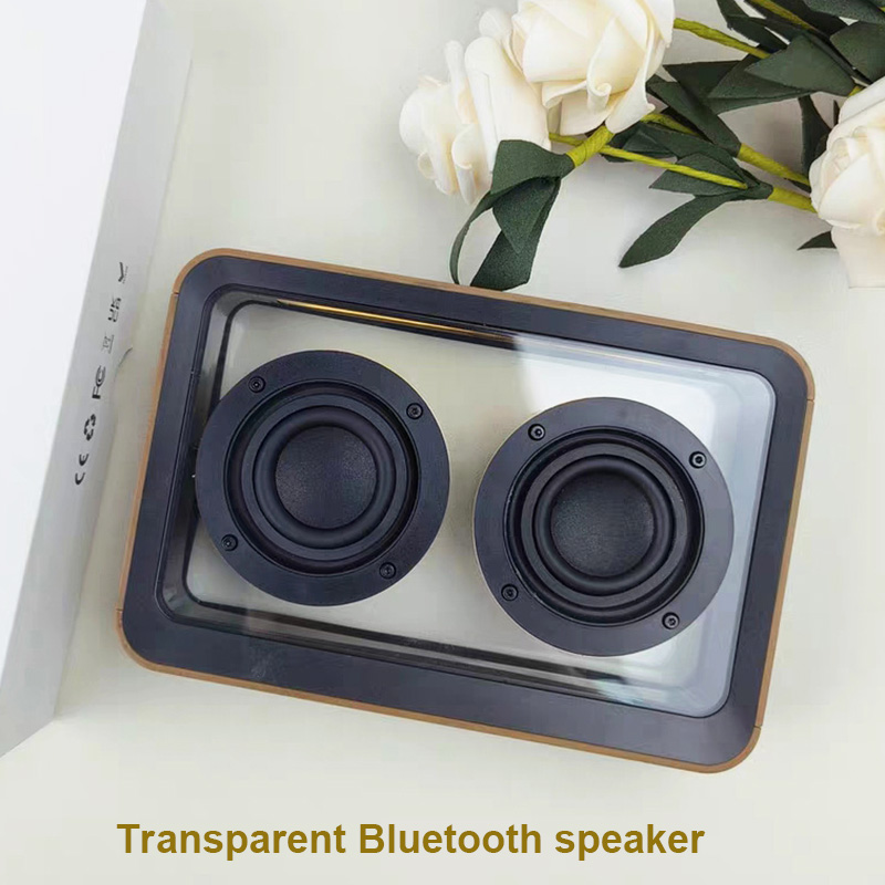 クリエイティブな透明Bluetoothスピーカー、デュアルホ - Amazon Music Audio Quality のレビューと価格