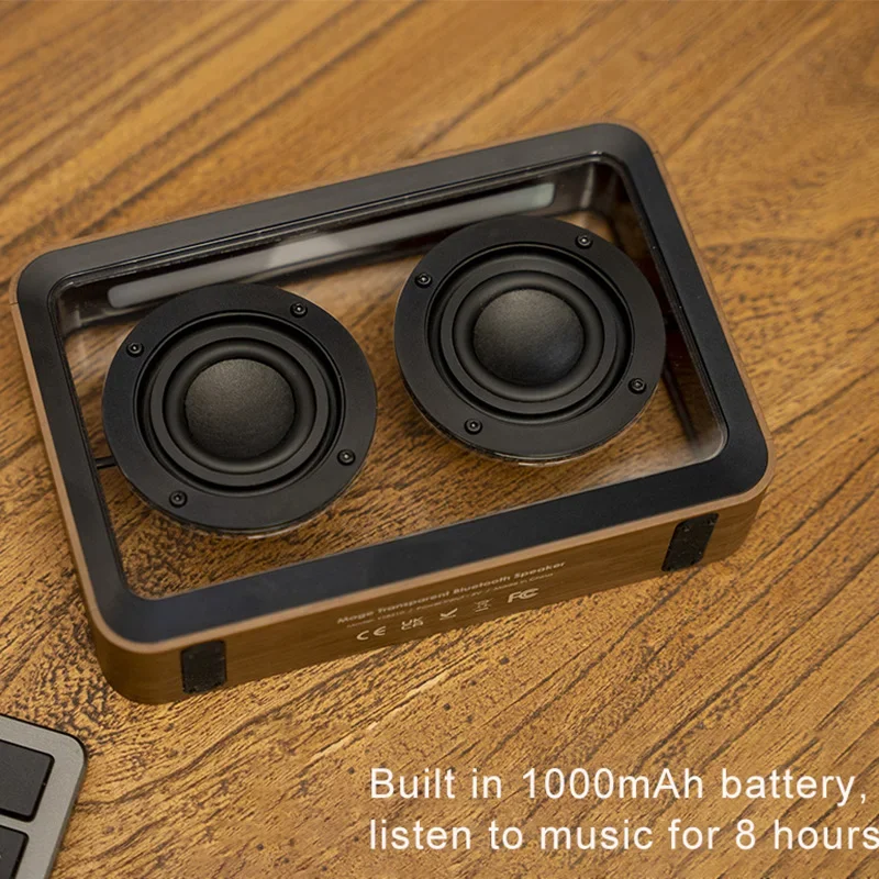 クリエイティブな透明Bluetoothスピーカー、デュアルホ - Amazon Music Audio Quality のレビューと価格