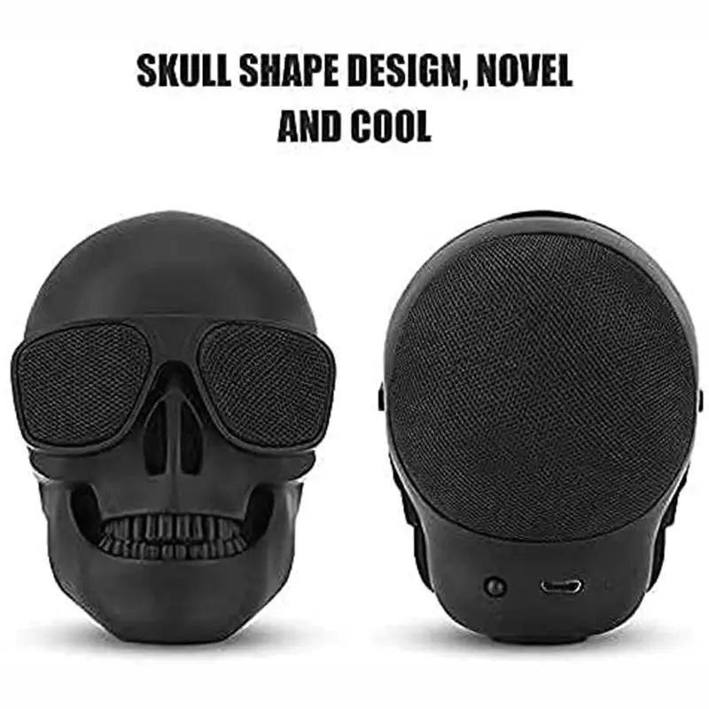 ワイヤレス Bluetooth スカルスピーカー ポータブル - Audio Music Enhancer のレビューと価格