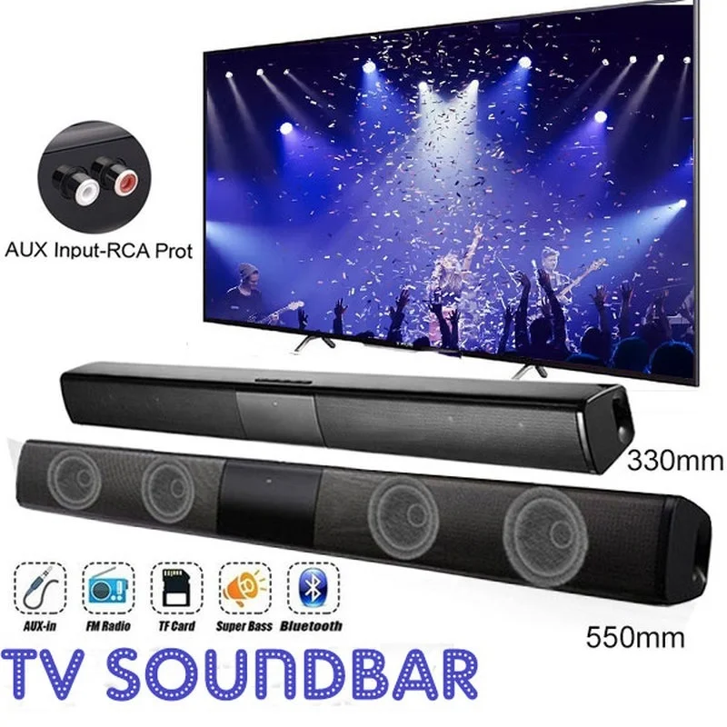 Bluetoothワイヤレスサウンドバー,40W,ホームシア - Audio Music Center のレビューと価格