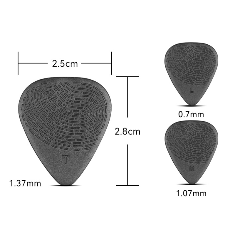 10 個ギターピック 0.7 ミリメートル/1.37 ミリメ - Electric Guitar Pick Pack のレビューと価格