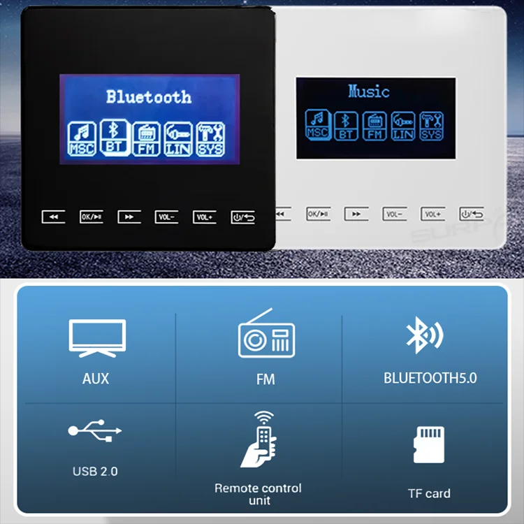 Bluetoothワイヤレスウォールマウント,音楽プレーヤー - Audio Music Store のレビューと価格