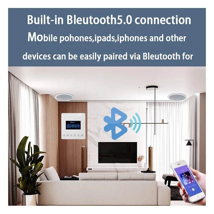 Bluetoothワイヤレスウォールマウント,音楽プレーヤー - Audio Music Store のレビューと価格