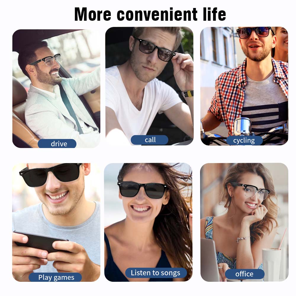 SENBONO E13 スマートグラス:ブルーライトフィルタ - Audio Music Light のレビューと価格